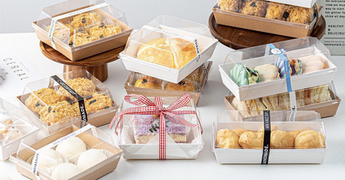 24. 2. Các loại hộp giấy kraft đựng bánh