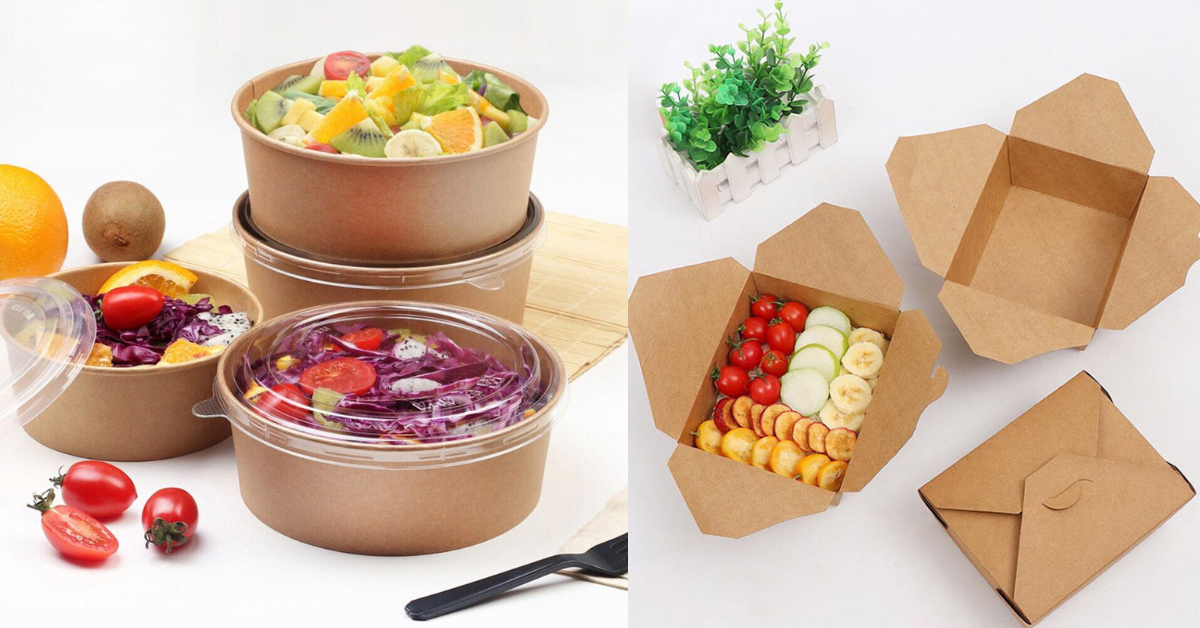 33. 2. Các loại hộp giấy đựng đồ ăn healthy phổ biến
