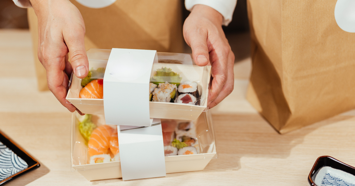 14. 1. Tiêu chuẩn của hộp giấy đựng sushi, sashimi