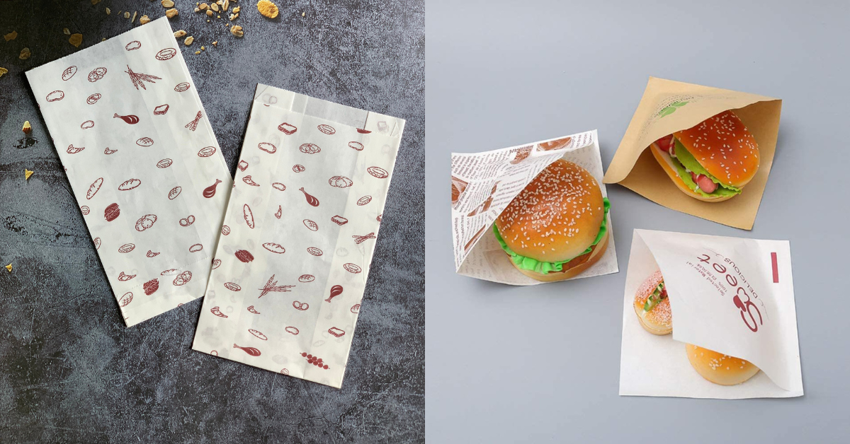 40. 2. Các loại túi giấy đựng hamburger phổ biến