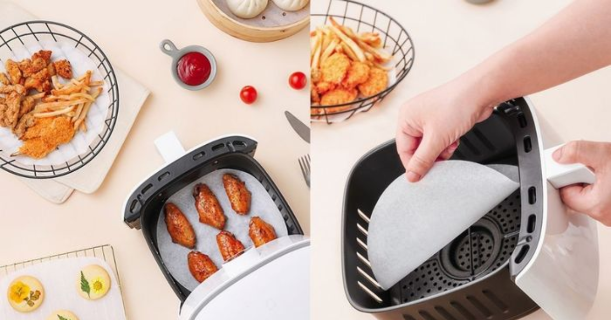 Những lưu ý quan trọng khi dùng giấy nến cho nồi chiên không dầu