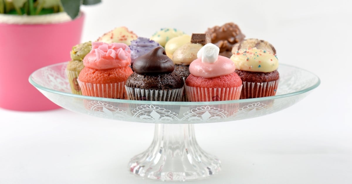 Ly giấy cupcake giúp bánh chín đều và có hình dạng đẹp mắt