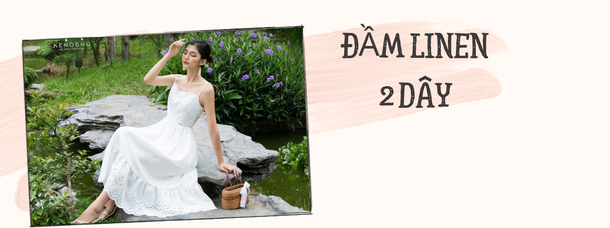 Đầm Linen Hai Dây