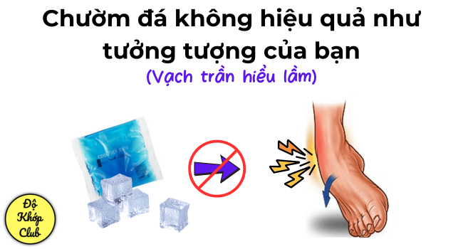 Chườm đá không hiệu quả như tưởng tượng của bạn