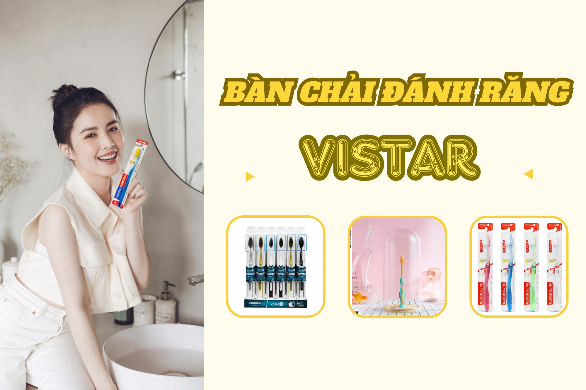 Bàn chải đánh răng Vistar siêu mềm, chính hãng, giá tốt