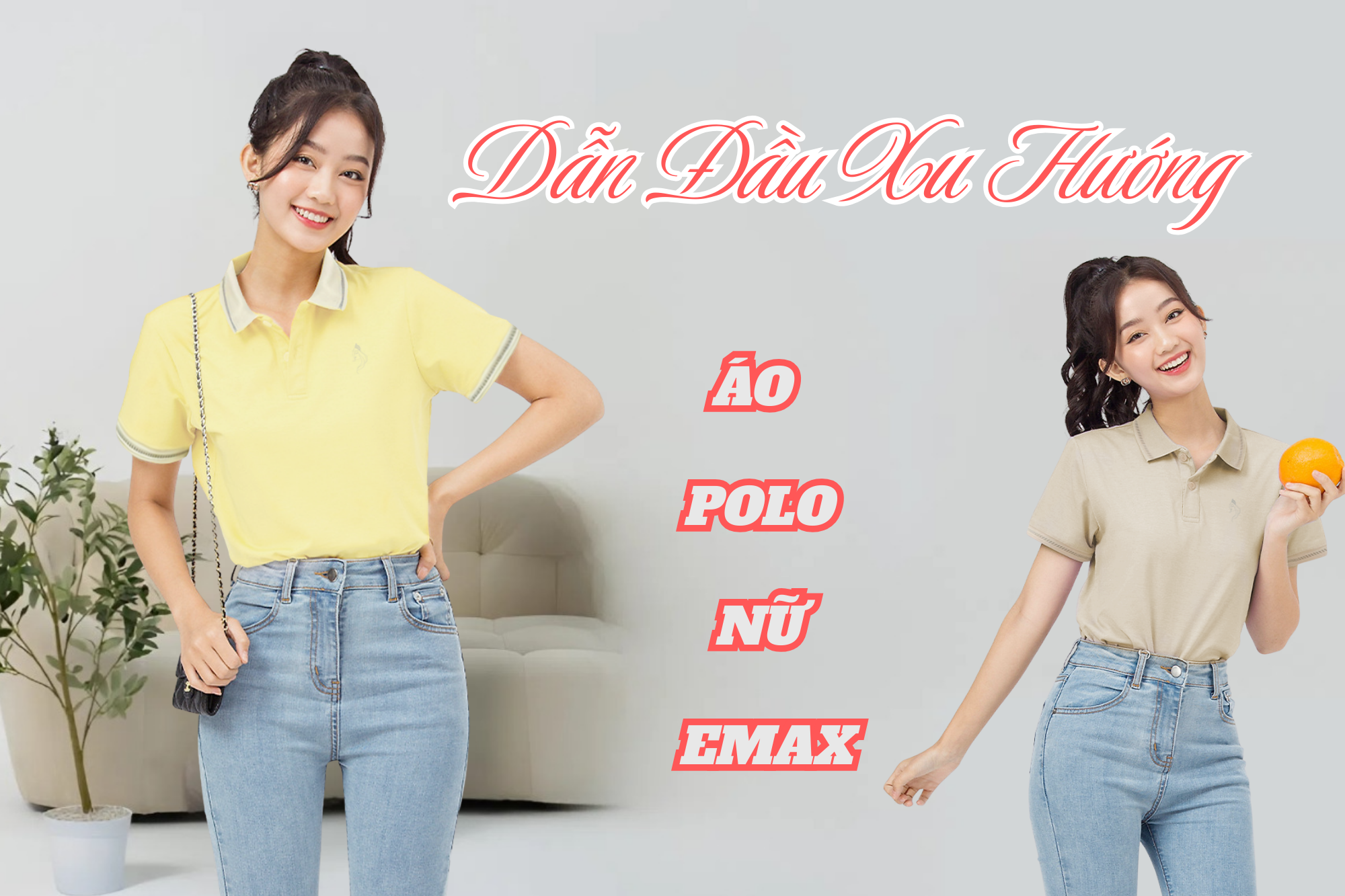 Dẫn đầu xu hướng với áo polo nữ Emax - Chị em mặc đi làm, đi chơi