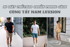 Đi giày thể thao chuẩn phong cách với tất nam Luxsion