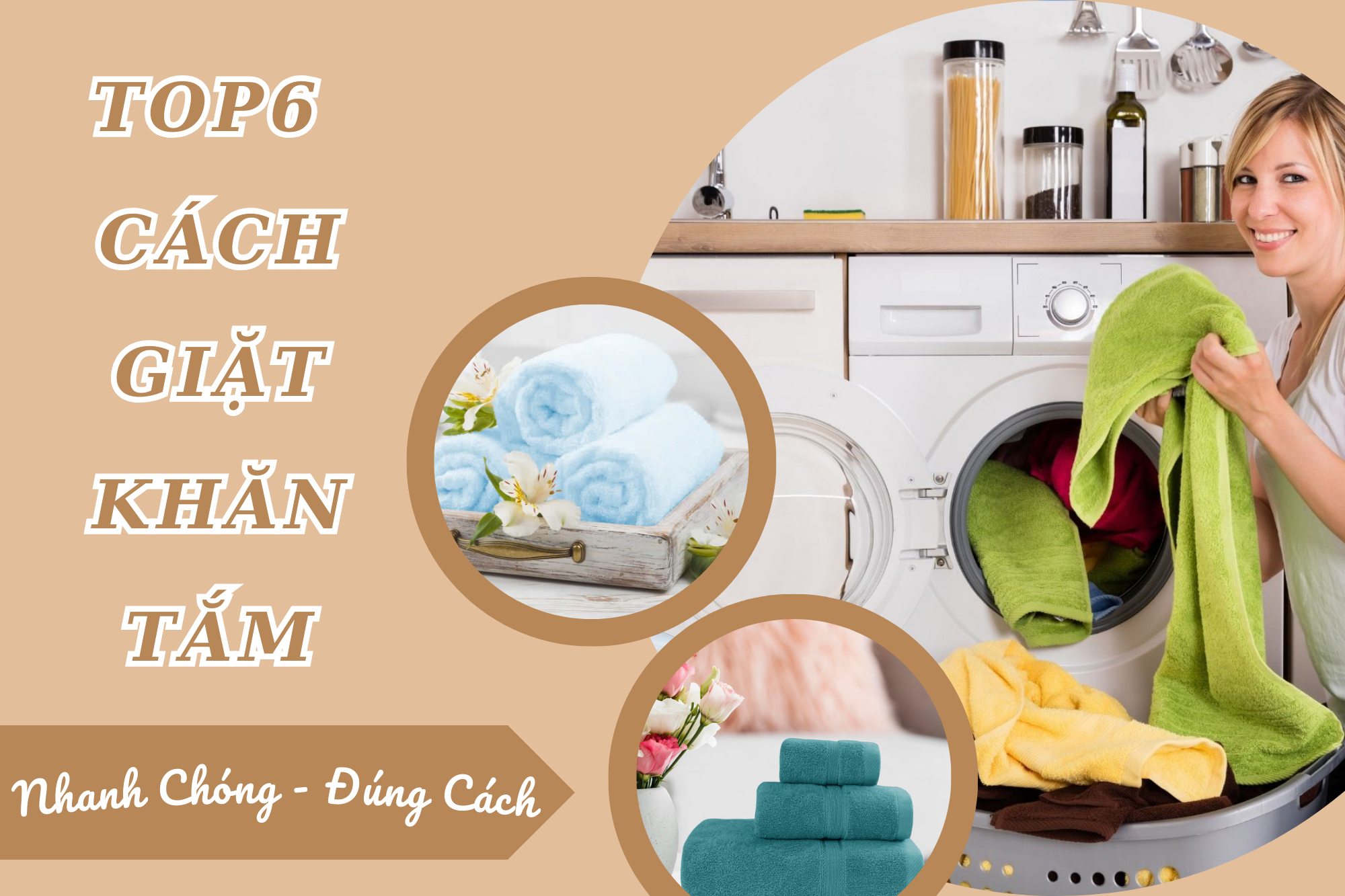 Lưu ngay top6 cách giặt khăn tắm đúng cách, nhanh chóng cho mọi nhà