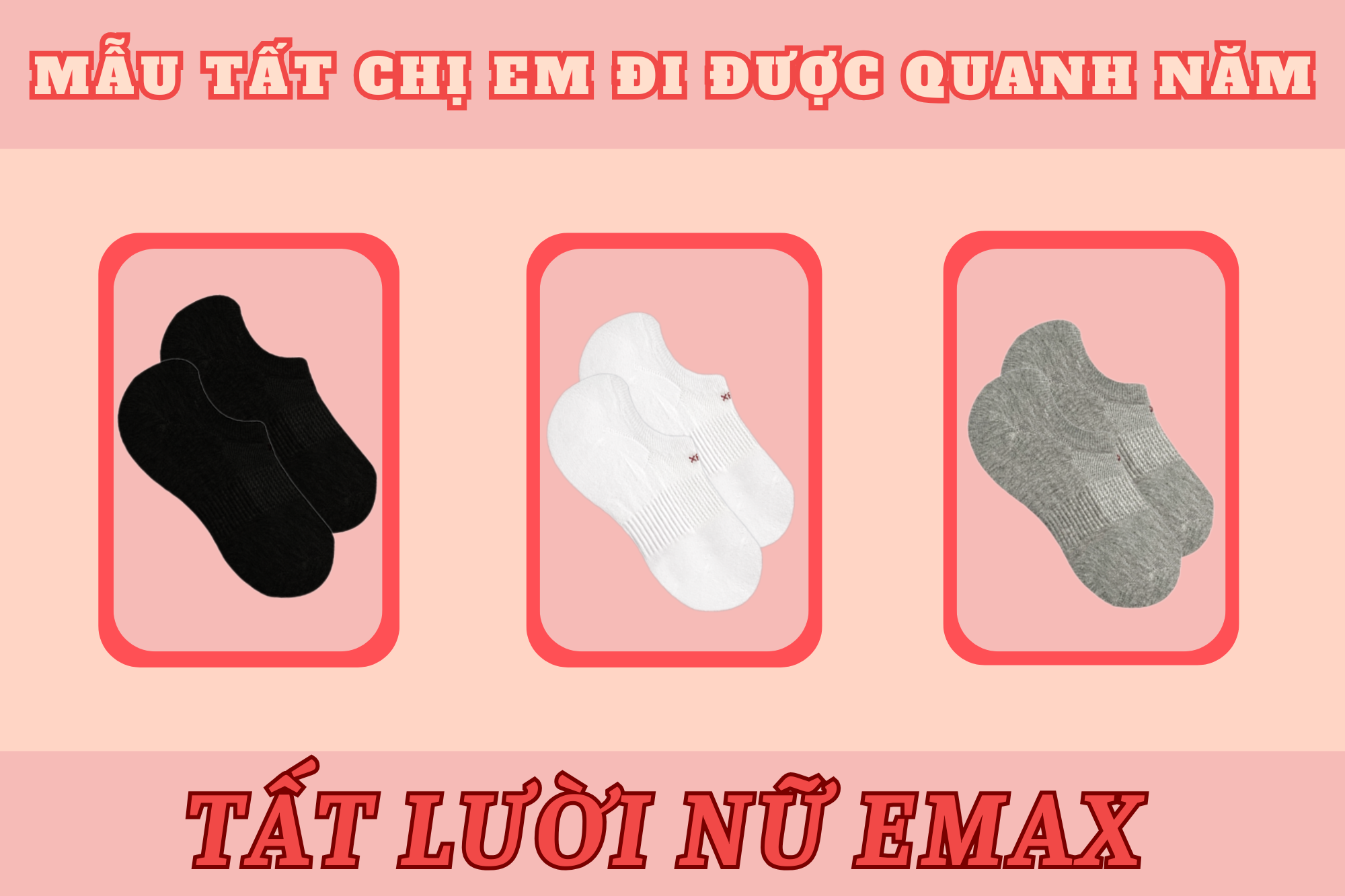 Bật mí mẫu tất chị em đi được quanh năm - Tất lười nữ Emax chất lượng, giá tốt