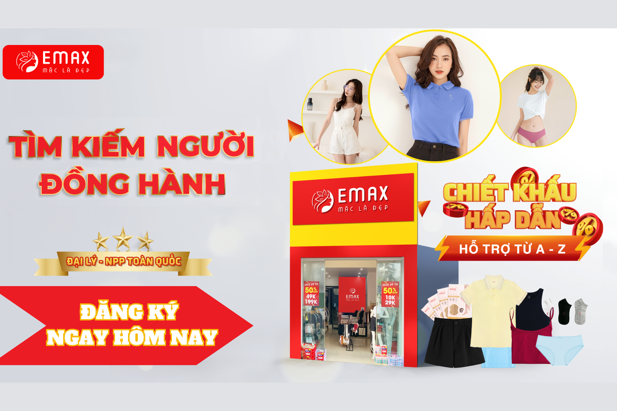 Thời trang nữ Emax tuyển đại lý, nhà phân phối độc quyền toàn quốc