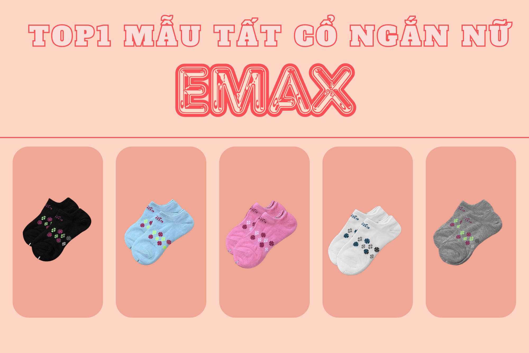 Top1 mẫu tất cổ ngắn nữ Emax - Chất lượng, chính hãng, giá tốt