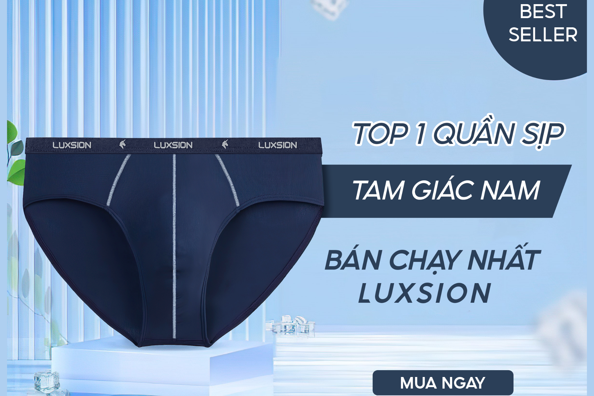 TOP1 Quần Sịp Tam Giác Nam Bán Chạy Nhất Luxsion