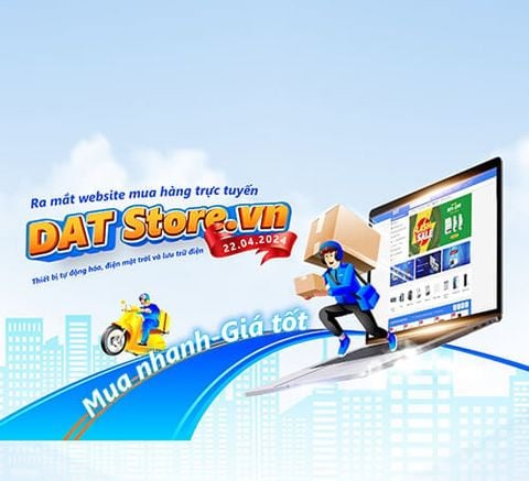 Ra mắt website mua hàng trực tuyến DAT Store