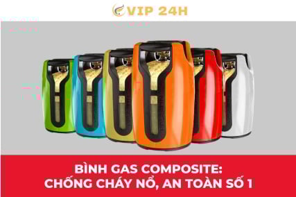 Bình gas composite: Chống cháy nổ, an toàn số 1