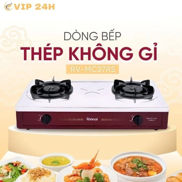 Bếp rinnal chính hãng tại Bếp Gas Vip 24h