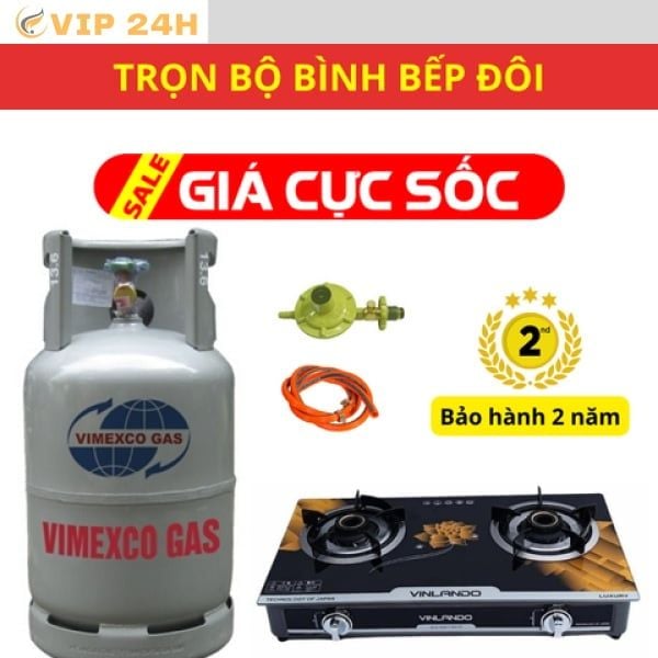 Combo gas và bếp vinlado giá ưu đãi