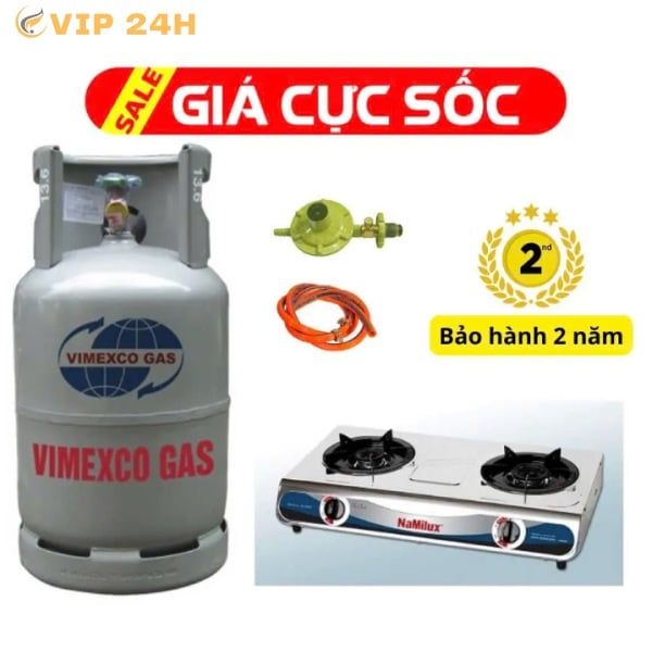Đổi bình gas an toàn tại Gas Vip 24h