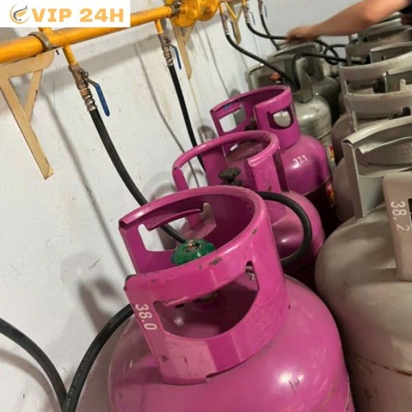 Đổi bình gas cũ lấy bình gas mới an toàn tại nhà