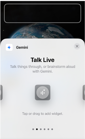 Người dùng có thể trò chuyện với Google Gemini từ màn hình khóa iPhone