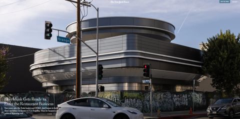 Tesla mở nhà hàng phong cách retro-futuristic tại Los Angeles – bước ngoặt mới của Elon Musk vào ngành F&B?
