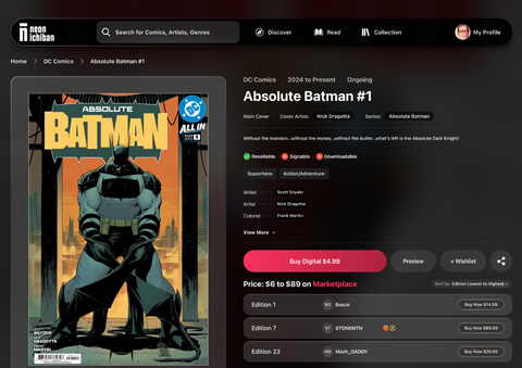 Hai cựu lãnh đạo Comixology ra mắt sàn truyện tranh kỹ thuật số mới thách thức Amazon