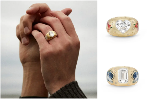 Nhẫn bản dày: khi sức mạnh lên ngôi trong thế giới trang sức