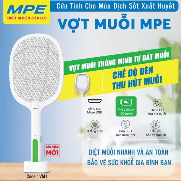 Hướng Dẫn Sử Dụng Vợt Muỗi VM1