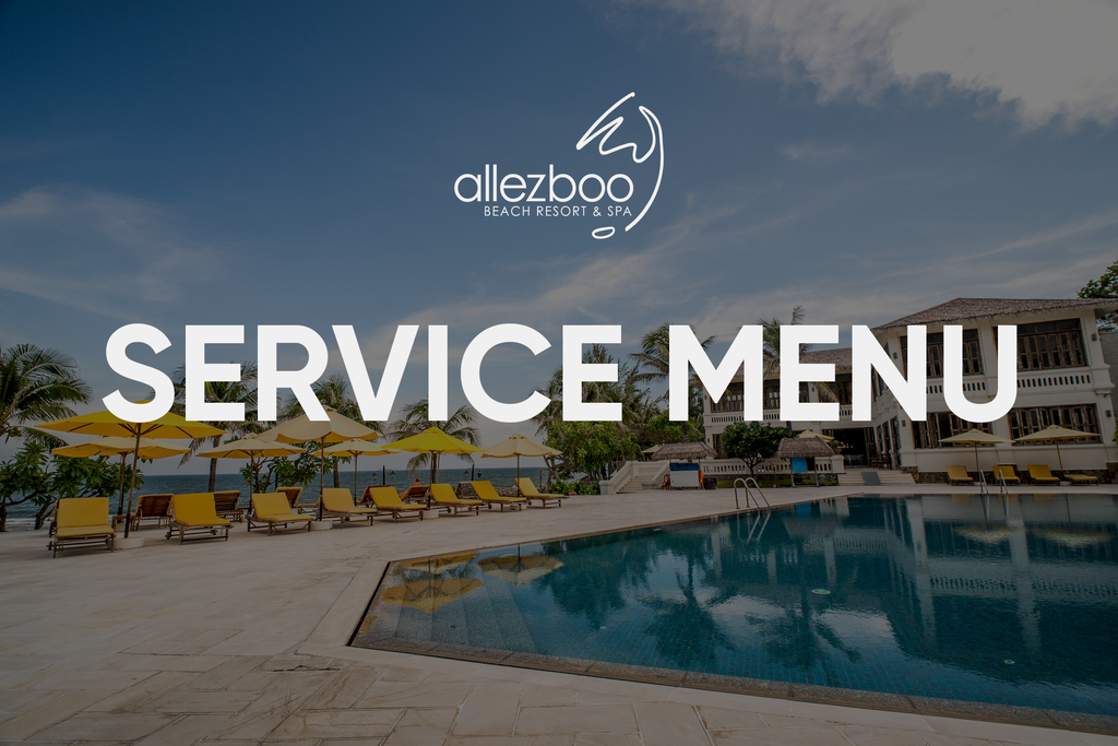 ALLEZBOO SERVICE MENU