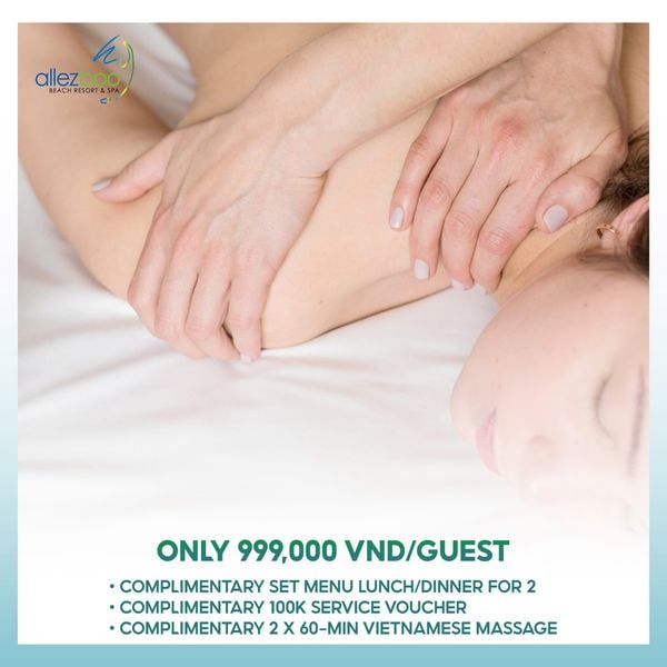 gói wellness package 999k/1 khách