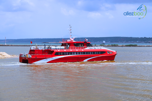 Tàu cao tốc Chấn Kha Phú Quý đi phú quý