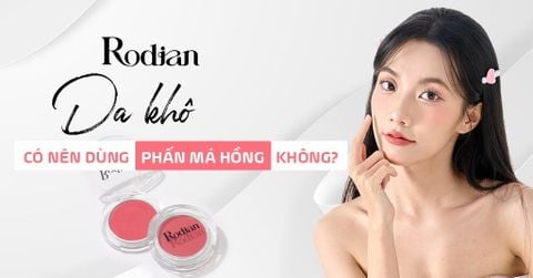 Giải đáp thắc mắc: Da khô có nên dùng phấn má hồng không?