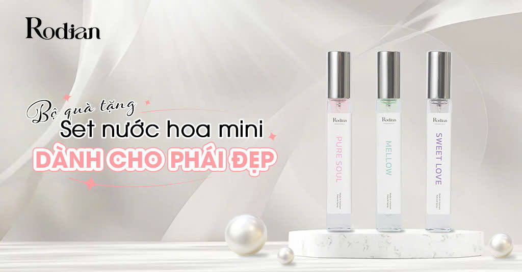 Bộ quà tặng set nước hoa mini dành cho phái đẹp