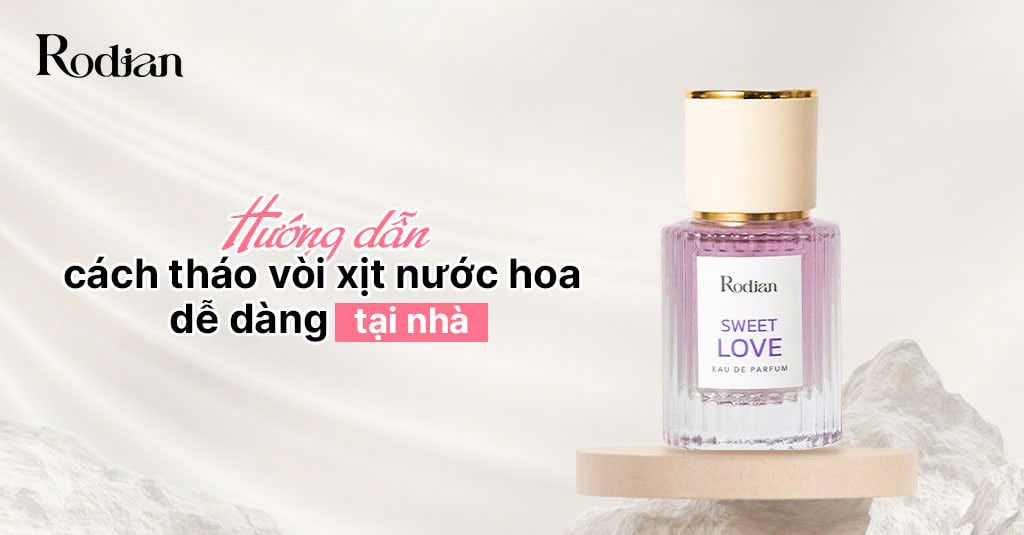 Hướng dẫn cách tháo vòi xịt nước hoa dễ dàng tại nhà