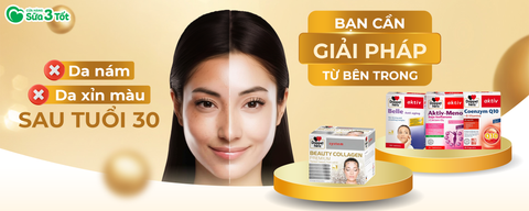 Da nám, da xỉn màu sau tuổi 30 – Bạn cần giải pháp từ bên trong!