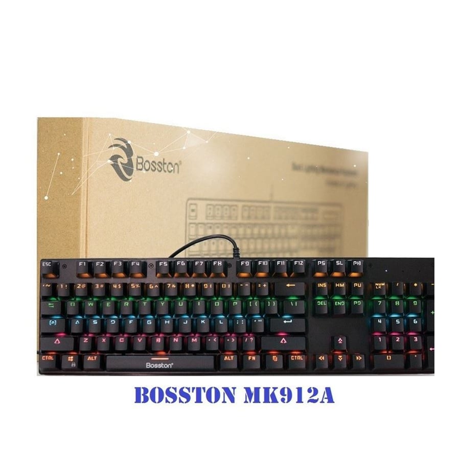 Review Bosston Mk 912A – Đánh Giá Bàn Phím Cơ Bosston Mk 912A