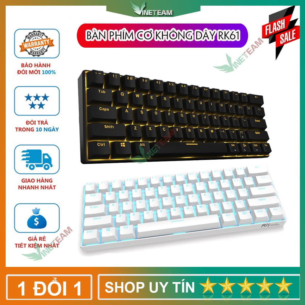 Top 3 bàn phím cơ không dây tốt nhất tại Vinet
