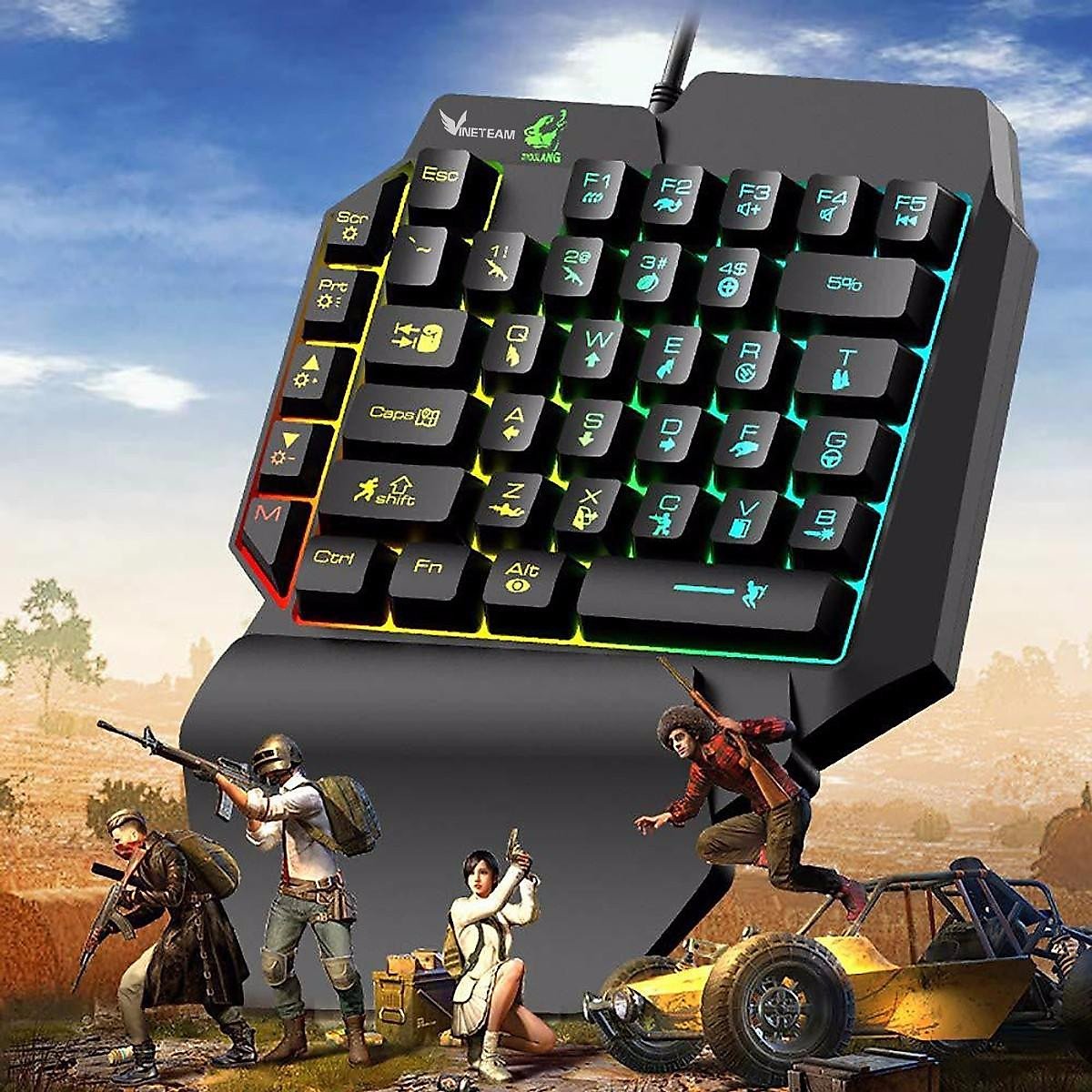 Top 5 bàn phím 1 tay chuyên game bán chạy nhất tại Vinet