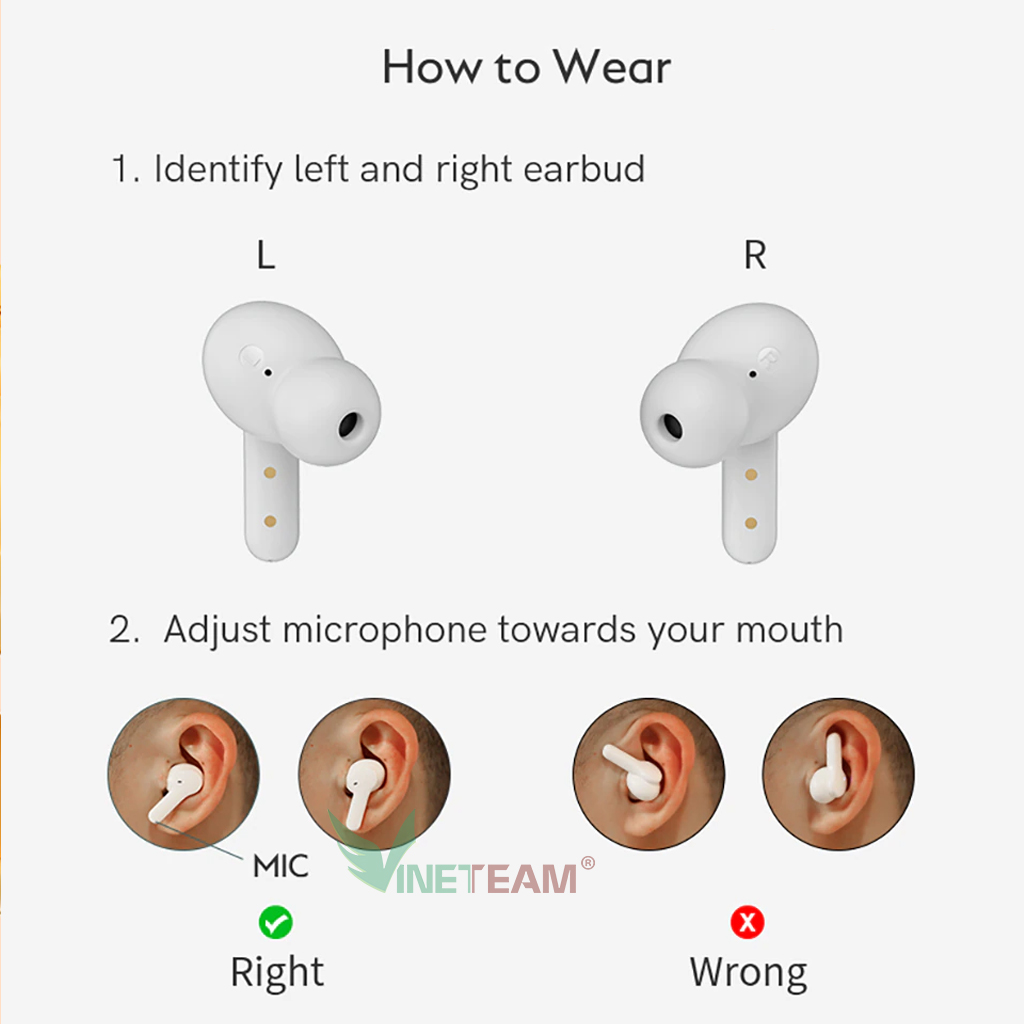 Tai nghe R là bên nào? Cách đeo tai nghe bluetooth chuẩn