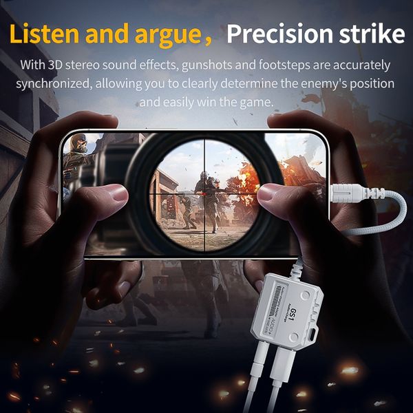 Jack Chuyển Tai Nghe PLEXTONE GS1 Hỗ Trợ Sạc Cho Điện Thoại, IPad Cổng TypeC M1, M2