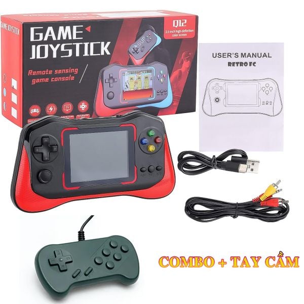 Máy Chơi Game Cầm Tay Sup Q12 Có Sẵn 500 Game, Màn Hình HD Kết Nối TV Dễ Dàng Phiên Bản Mới Nhất