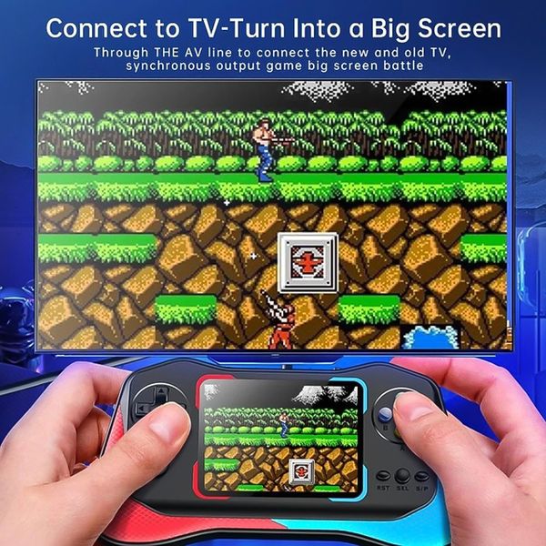 Máy Chơi Game Cầm Tay Sup Q12 Có Sẵn 500 Game, Màn Hình HD Kết Nối TV Dễ Dàng Phiên Bản Mới Nhất