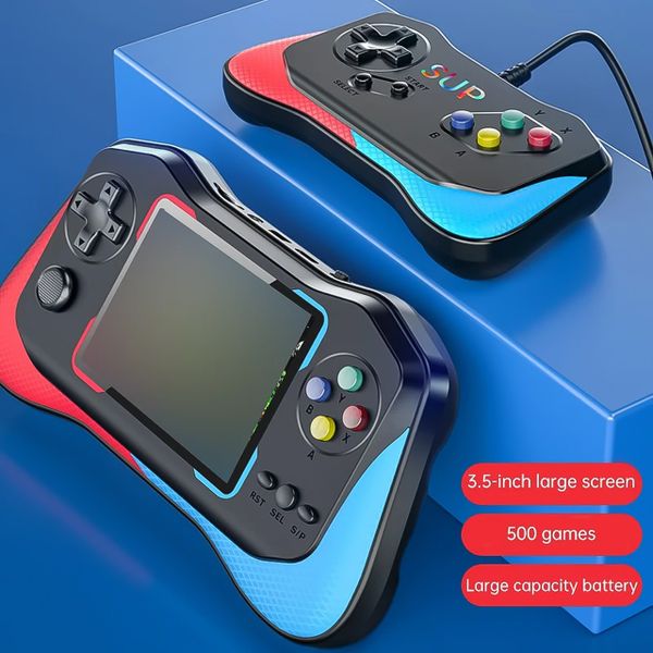 Máy Chơi Game Cầm Tay Sup Q12 Có Sẵn 500 Game, Màn Hình HD Kết Nối TV Dễ Dàng Phiên Bản Mới Nhất