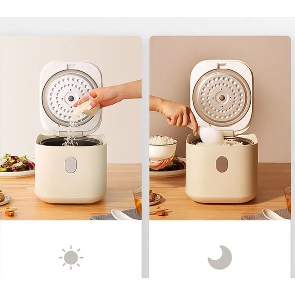 Nồi Cơm Điện Mini CHANGHONG 0.8L / 2.5L Nấu Cháo, Hầm Xương Đa Năng Nhỏ Gọn Tinh Tế
