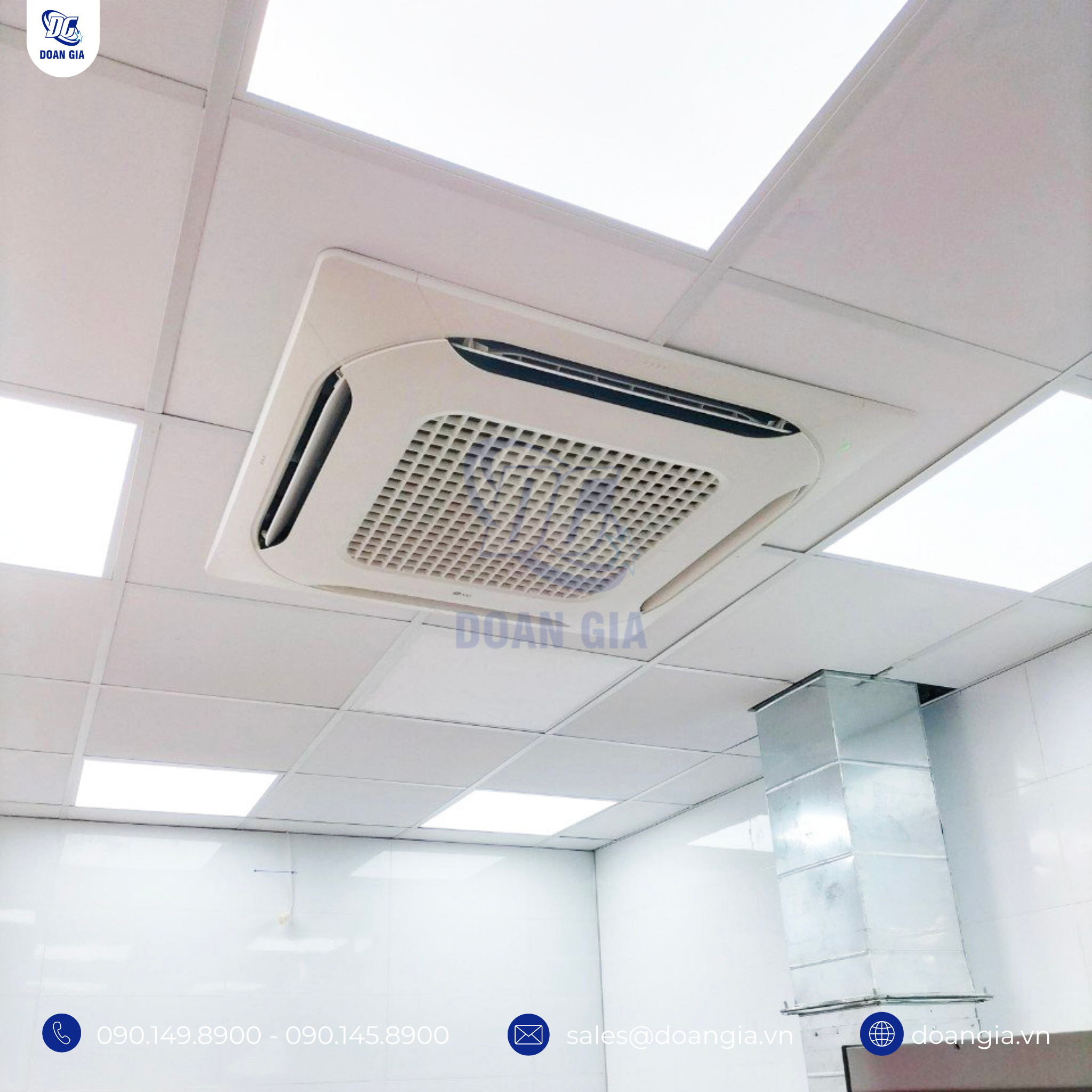 thi công máy lạnh âm trần