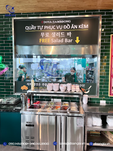 tủ mát salad