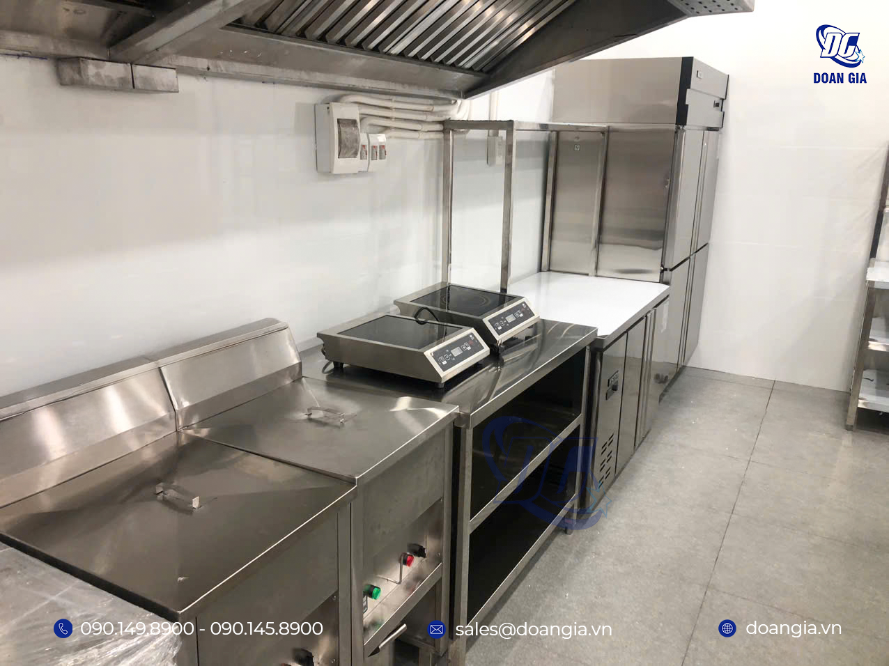 thiết kế thi công bếp nhà hàng