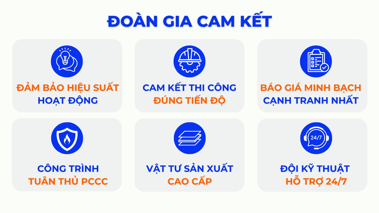 cam kết của đoàn gia