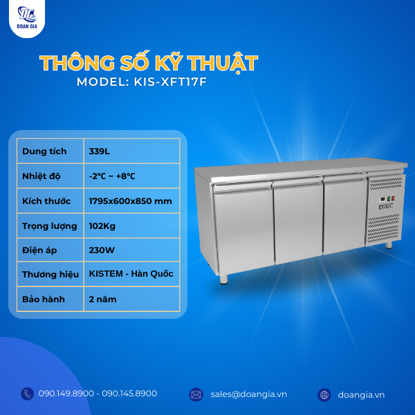 kích thước bàn mát