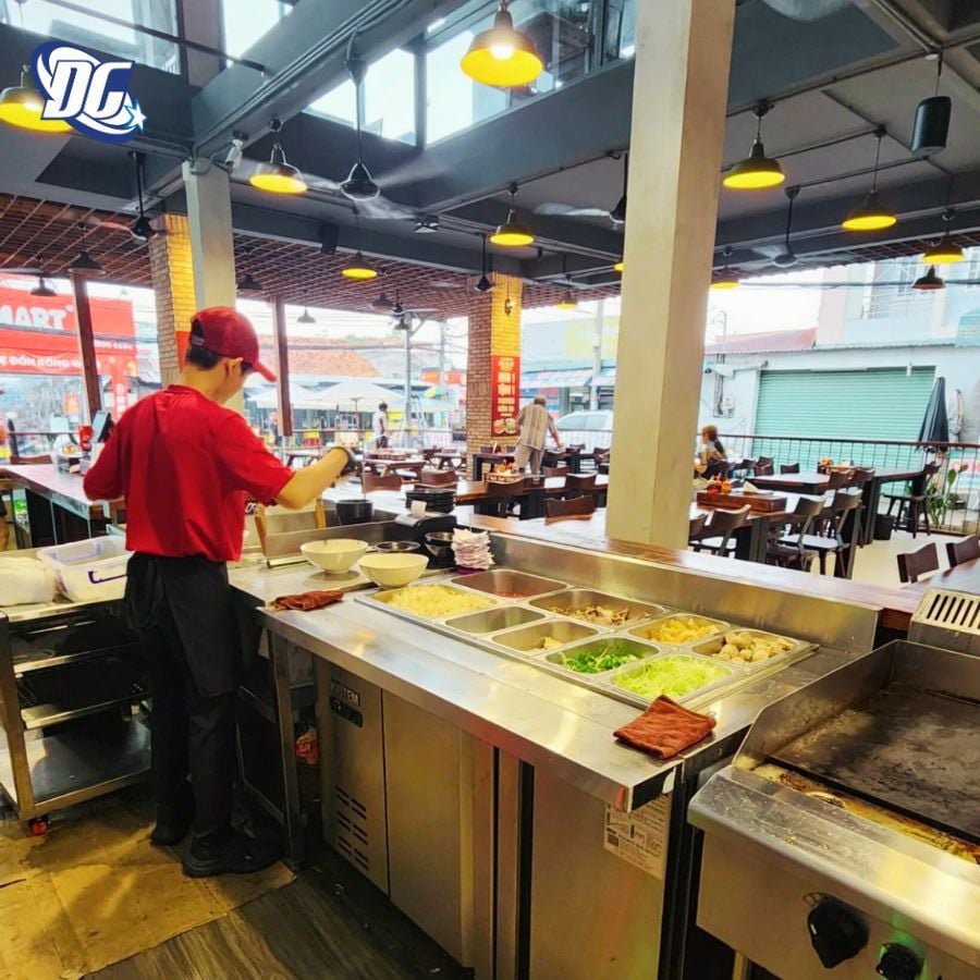 thiết kế nhà bếp mở