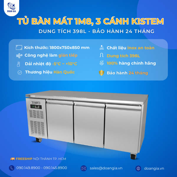 bàn mát 3 cánh